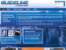 Tablet Screenshot of guideline.co.uk