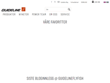 Tablet Screenshot of guideline.no